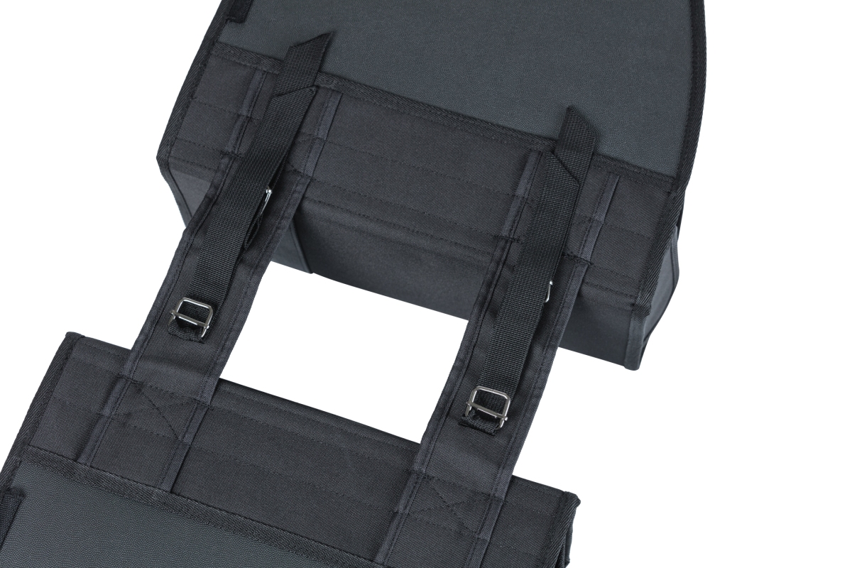 Taskesæt BASIL TOUR VANDTÆT XL 35 Liter Sort Bag 35x14x35cm. vandtæt. kan mont.  MIK-AVS-uniklip eller Racktime adapter.